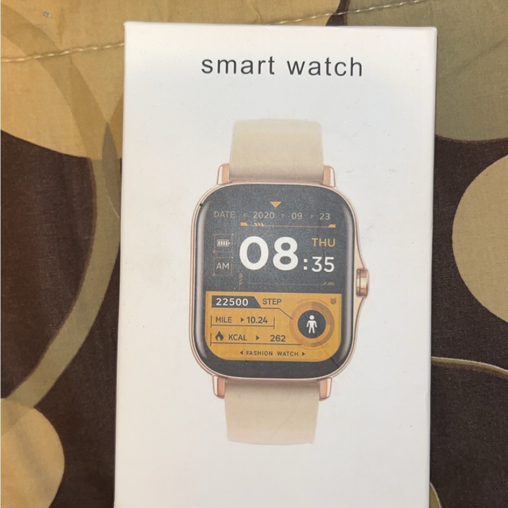 Smart Watch with Cream Band